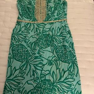 Lily Pulitzer size 8 strapless dress